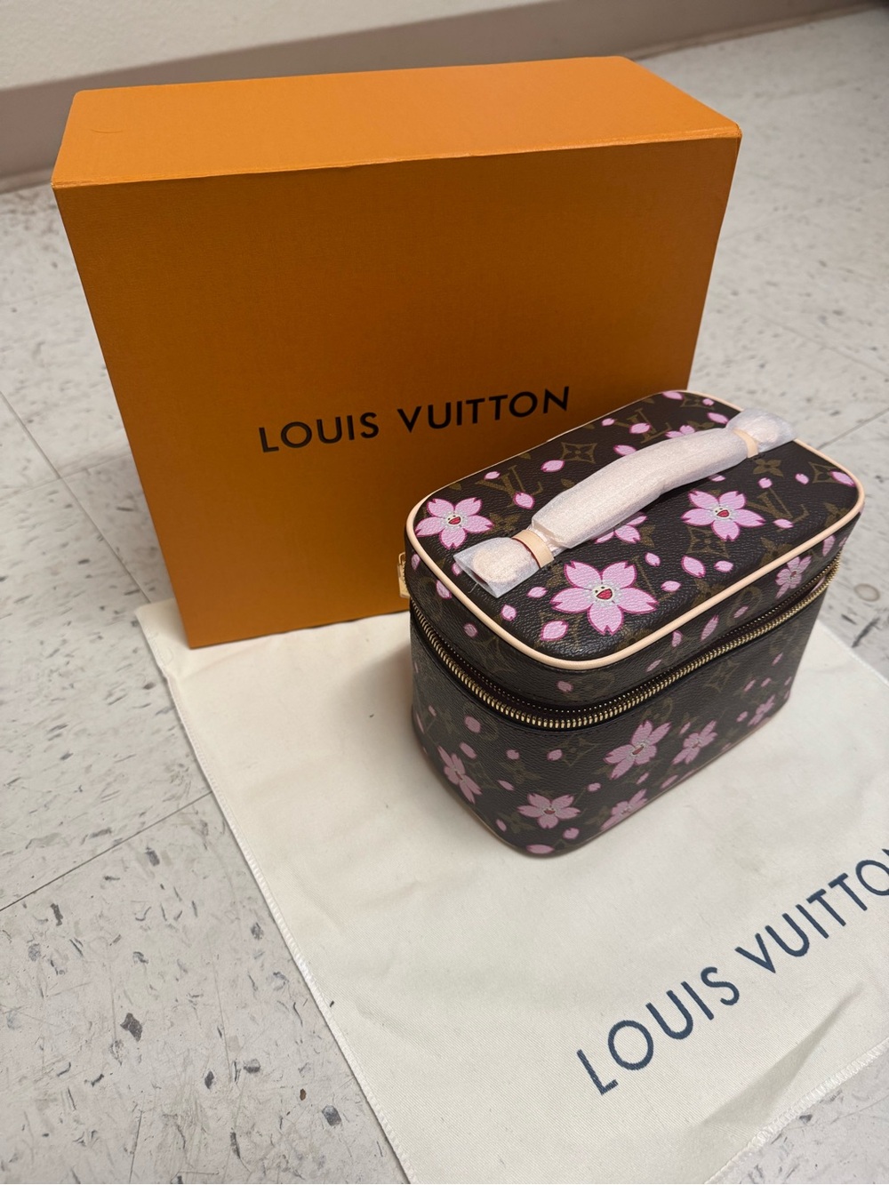 Louis Vuitton x Takashi Murakami Nice Mini Vanity Bag